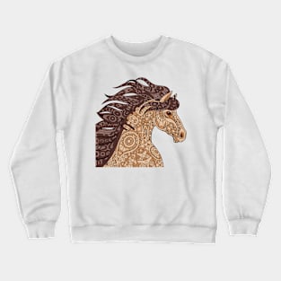 Horse Mandala Crewneck Sweatshirt